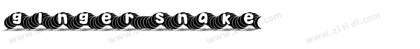 ginger snake字体转换